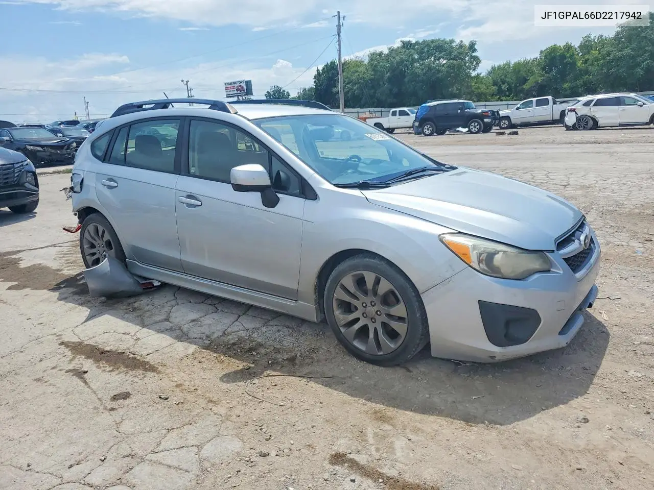 2013 Subaru Impreza Sport Premium VIN: JF1GPAL66D2217942 Lot: 61211336
