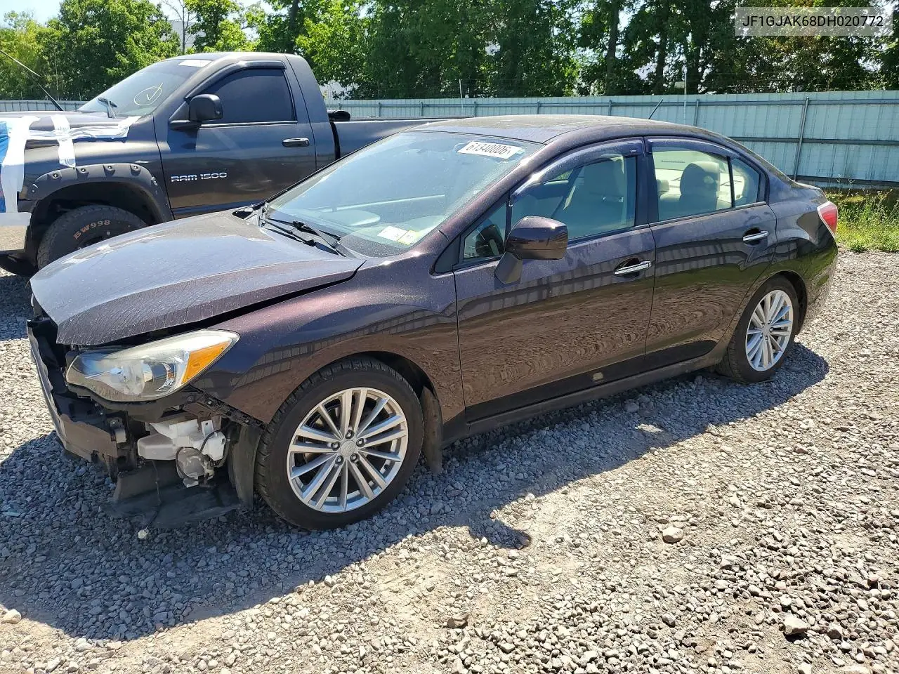 2013 Subaru Impreza Limited VIN: JF1GJAK68DH020772 Lot: 61340006