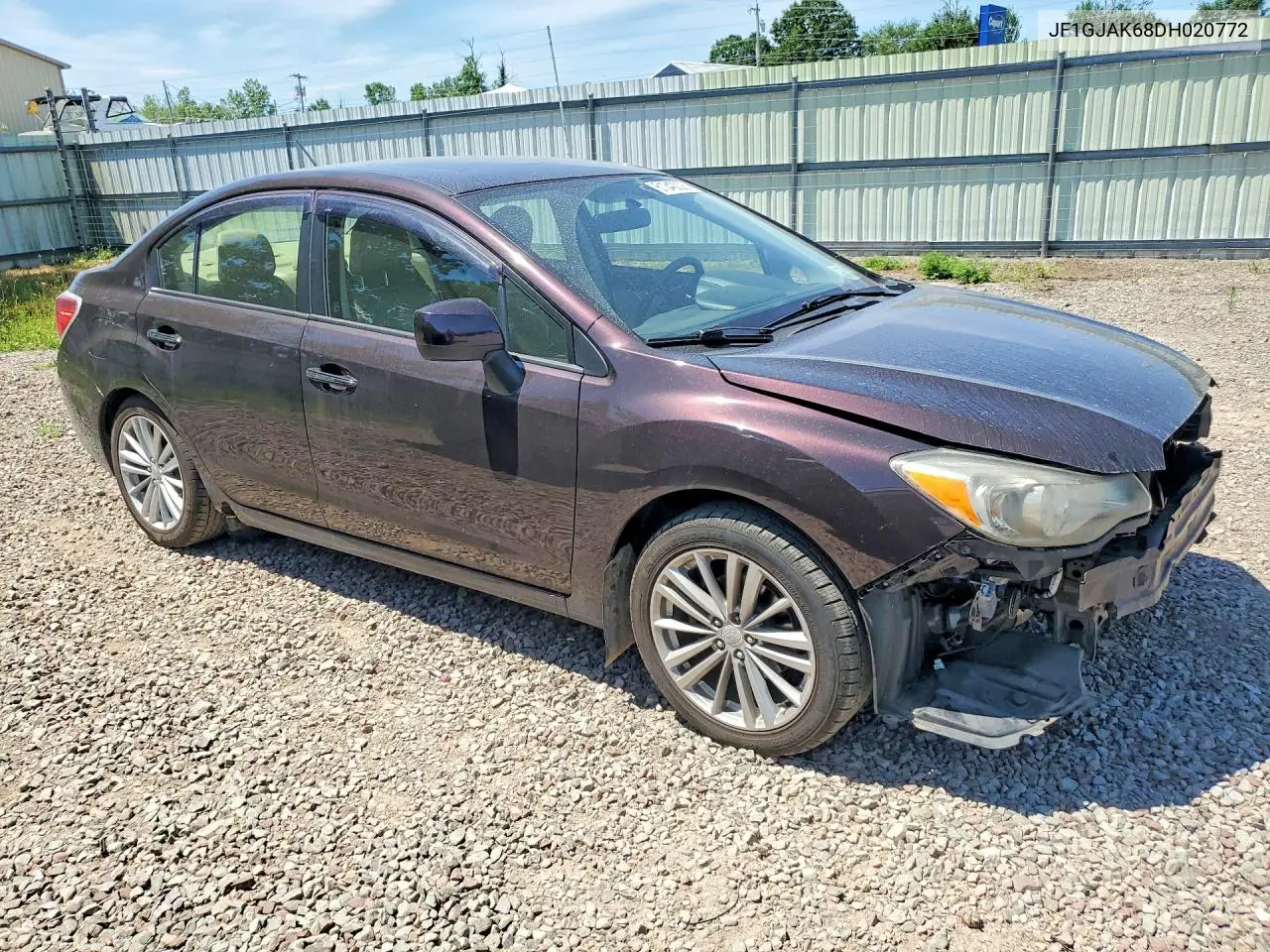 2013 Subaru Impreza Limited VIN: JF1GJAK68DH020772 Lot: 61340006