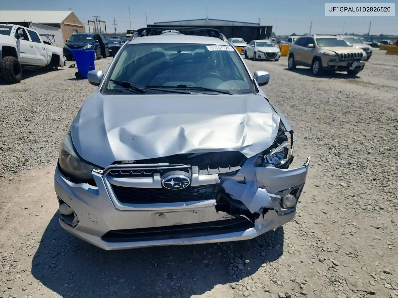2013 Subaru Impreza Sport Premium VIN: JF1GPAL61D2826520 Lot: 61757126