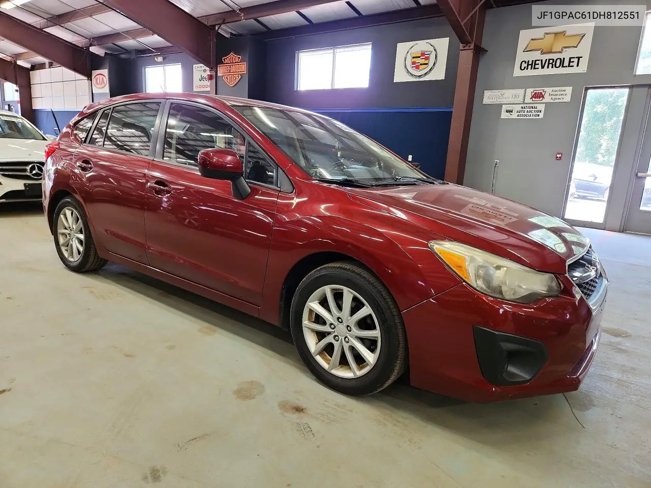 2013 Subaru Impreza Premium VIN: JF1GPAC61DH812551 Lot: 61851356