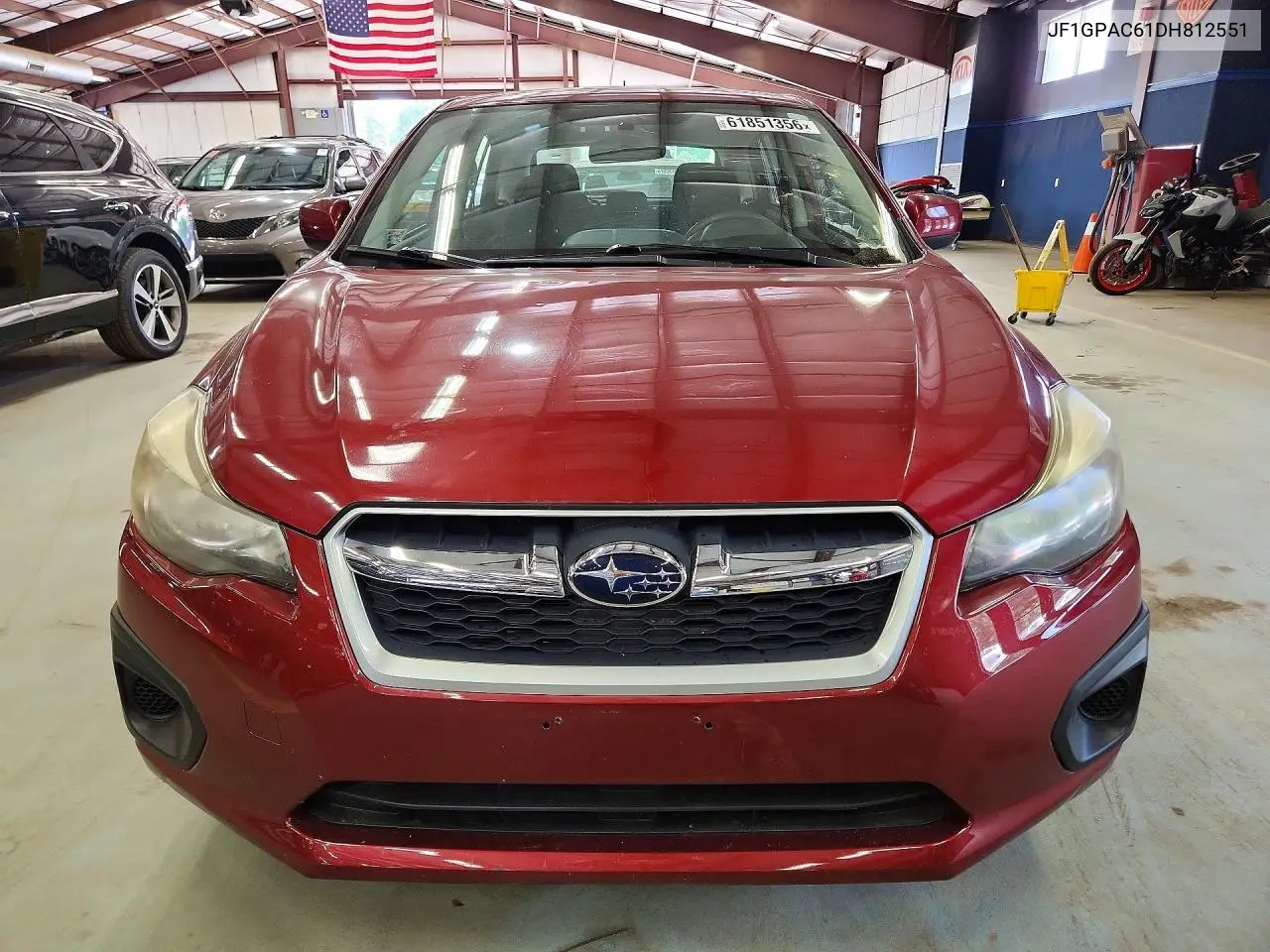 2013 Subaru Impreza Premium VIN: JF1GPAC61DH812551 Lot: 61851356