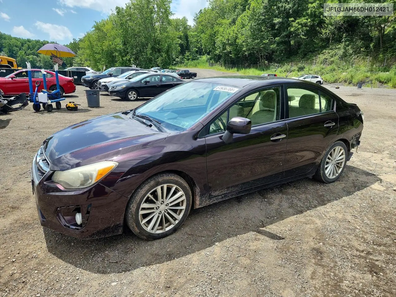 2013 Subaru Impreza Limited VIN: JF1GJAH66DH012421 Lot: 61936766