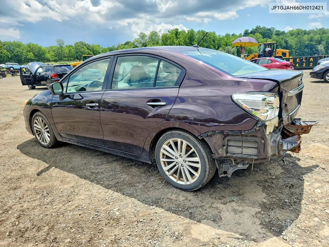 2013 Subaru Impreza Limited VIN: JF1GJAH66DH012421 Lot: 61936766