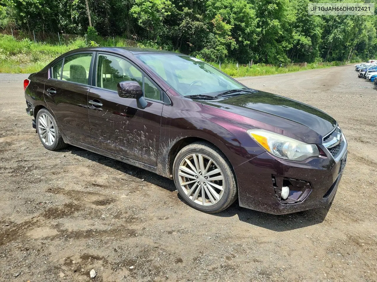 2013 Subaru Impreza Limited VIN: JF1GJAH66DH012421 Lot: 61936766