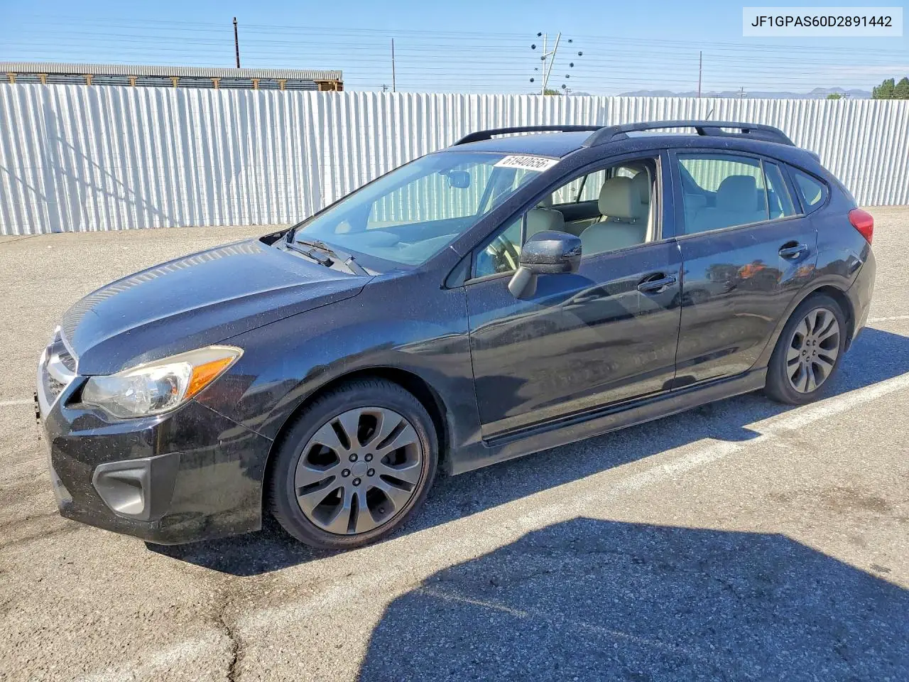 2013 Subaru Impreza Sport Limited VIN: JF1GPAS60D2891442 Lot: 61940656