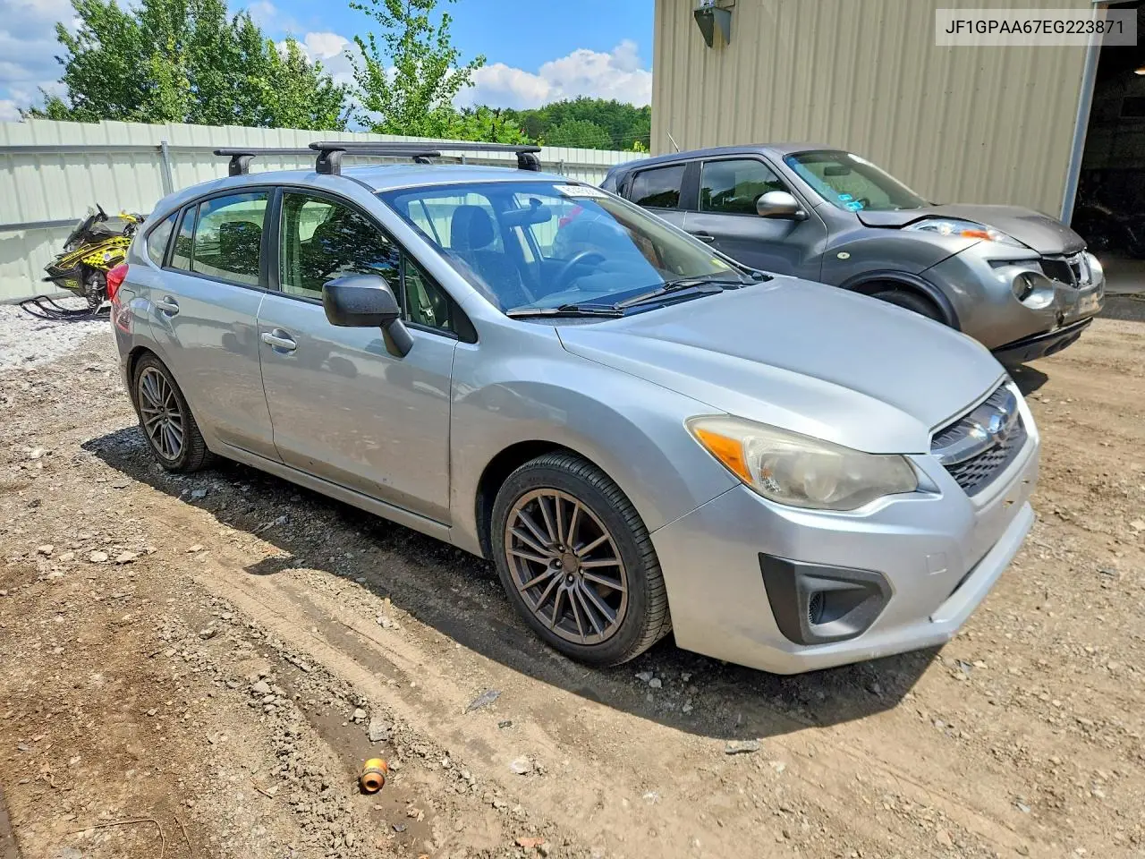 2014 Subaru Impreza VIN: JF1GPAA67EG223871 Lot: 61475686