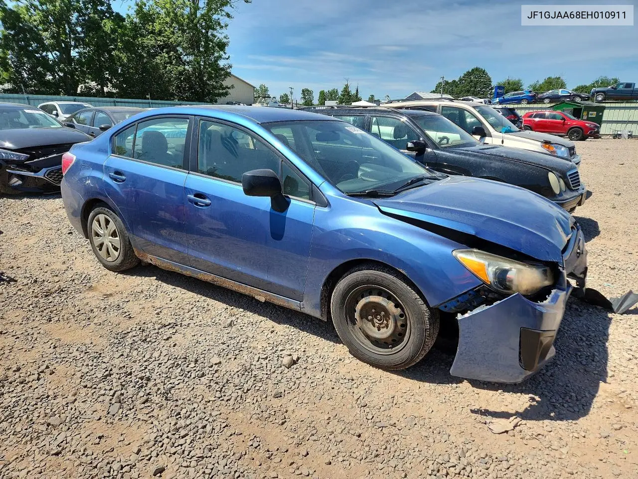 2014 Subaru Impreza VIN: JF1GJAA68EH010911 Lot: 61484506