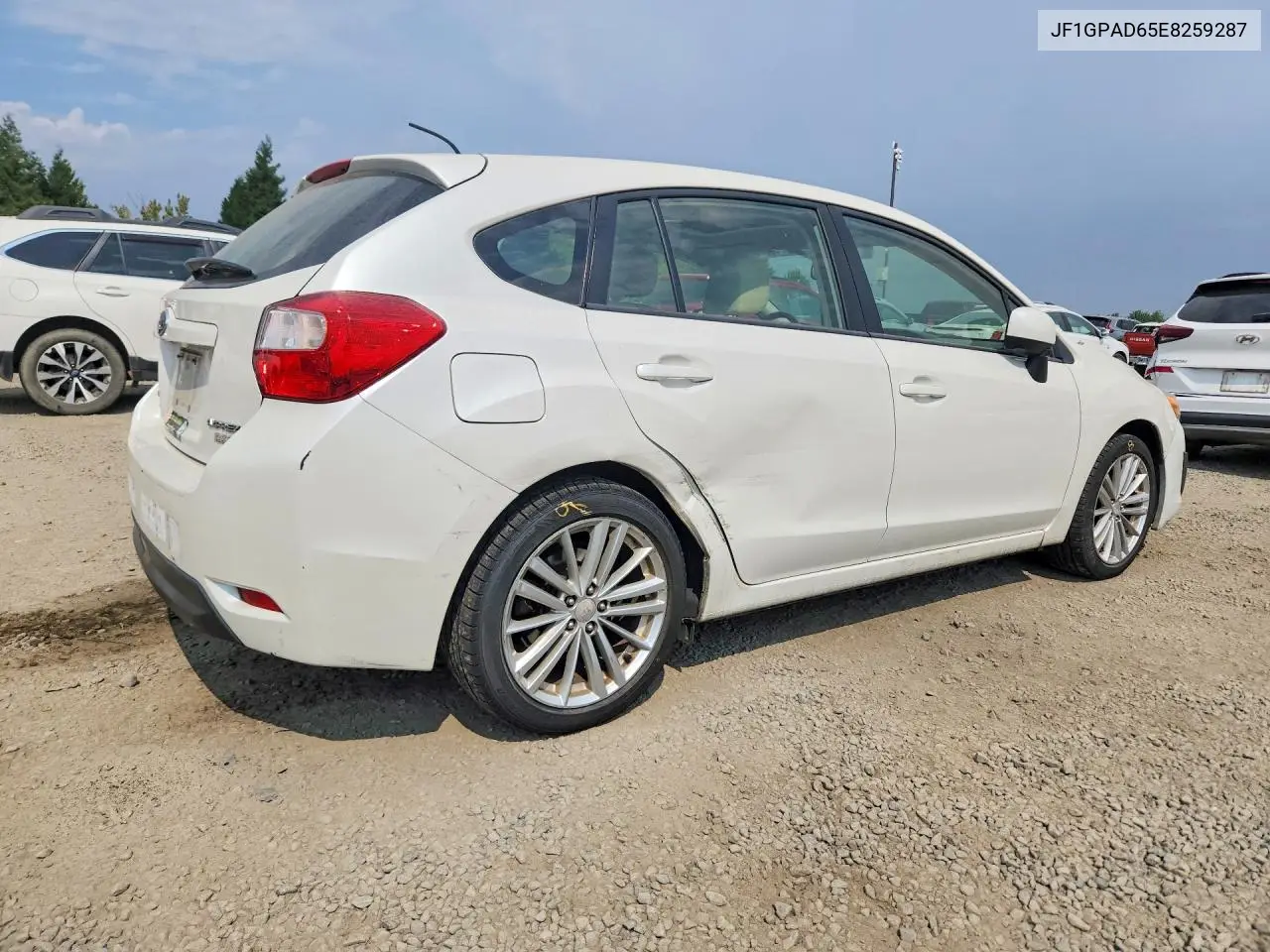 2014 Subaru Impreza Premium VIN: JF1GPAD65E8259287 Lot: 61712646