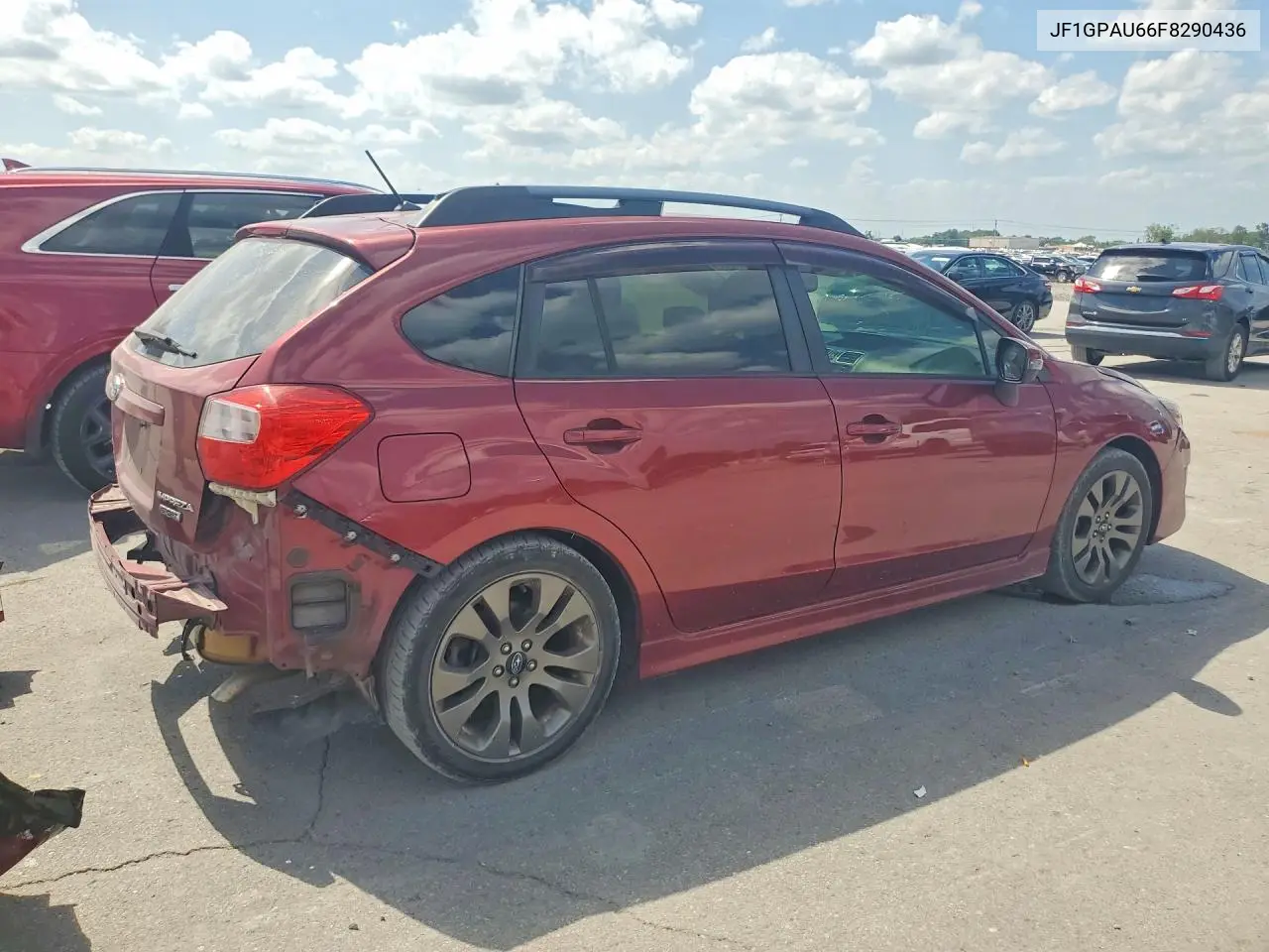2015 Subaru Impreza Sport VIN: JF1GPAU66F8290436 Lot: 58809716