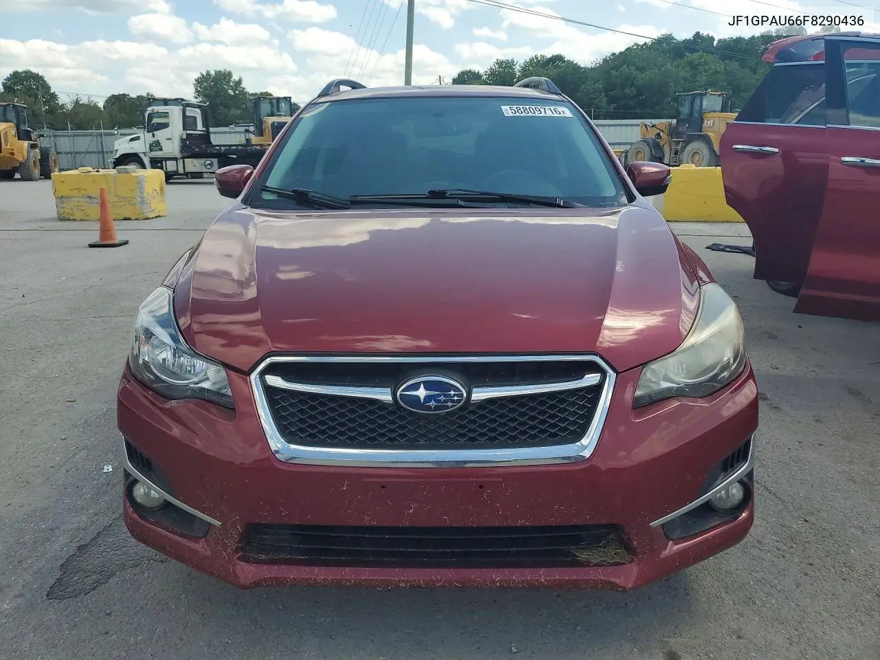2015 Subaru Impreza Sport VIN: JF1GPAU66F8290436 Lot: 58809716