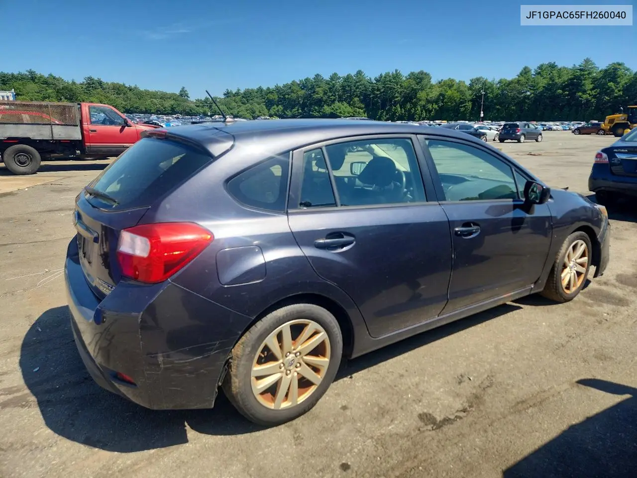 2015 Subaru Impreza Premium VIN: JF1GPAC65FH260040 Lot: 61521426