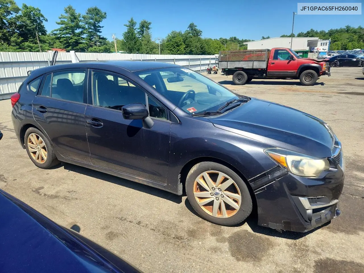 2015 Subaru Impreza Premium VIN: JF1GPAC65FH260040 Lot: 61521426