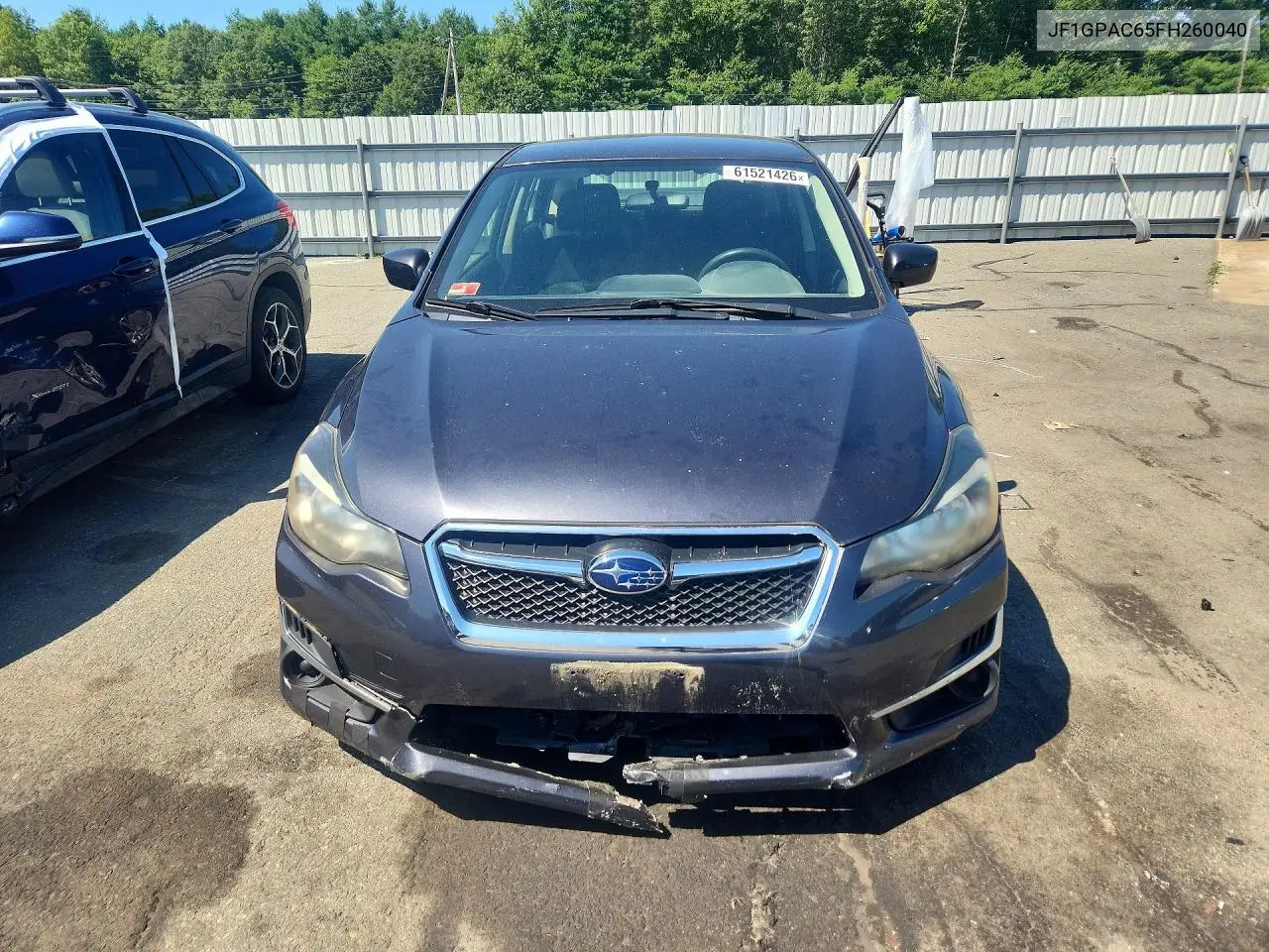 2015 Subaru Impreza Premium VIN: JF1GPAC65FH260040 Lot: 61521426
