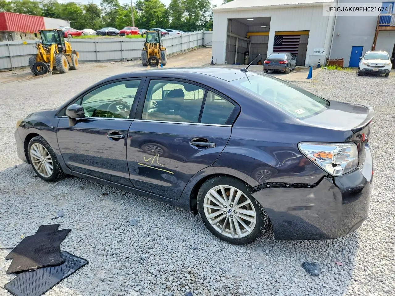 2015 Subaru Impreza Premium Plus VIN: JF1GJAK69FH021674 Lot: 61997776