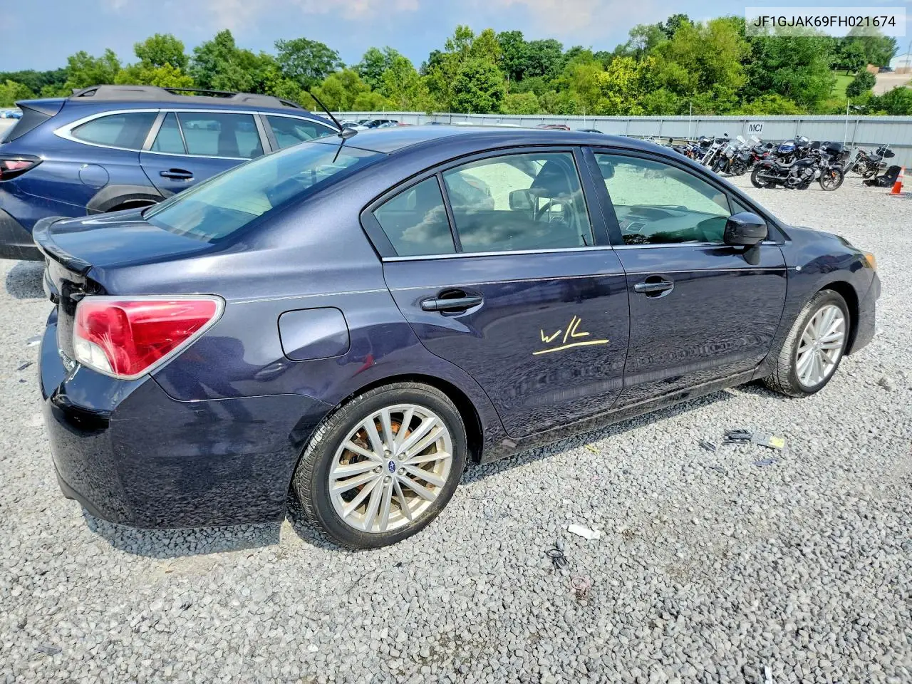 2015 Subaru Impreza Premium Plus VIN: JF1GJAK69FH021674 Lot: 61997776
