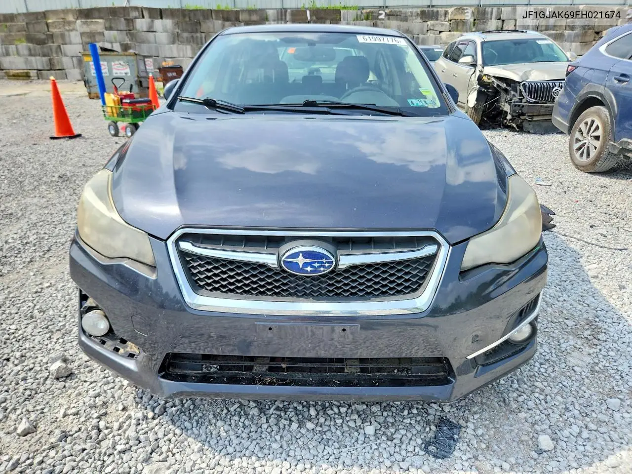2015 Subaru Impreza Premium Plus VIN: JF1GJAK69FH021674 Lot: 61997776