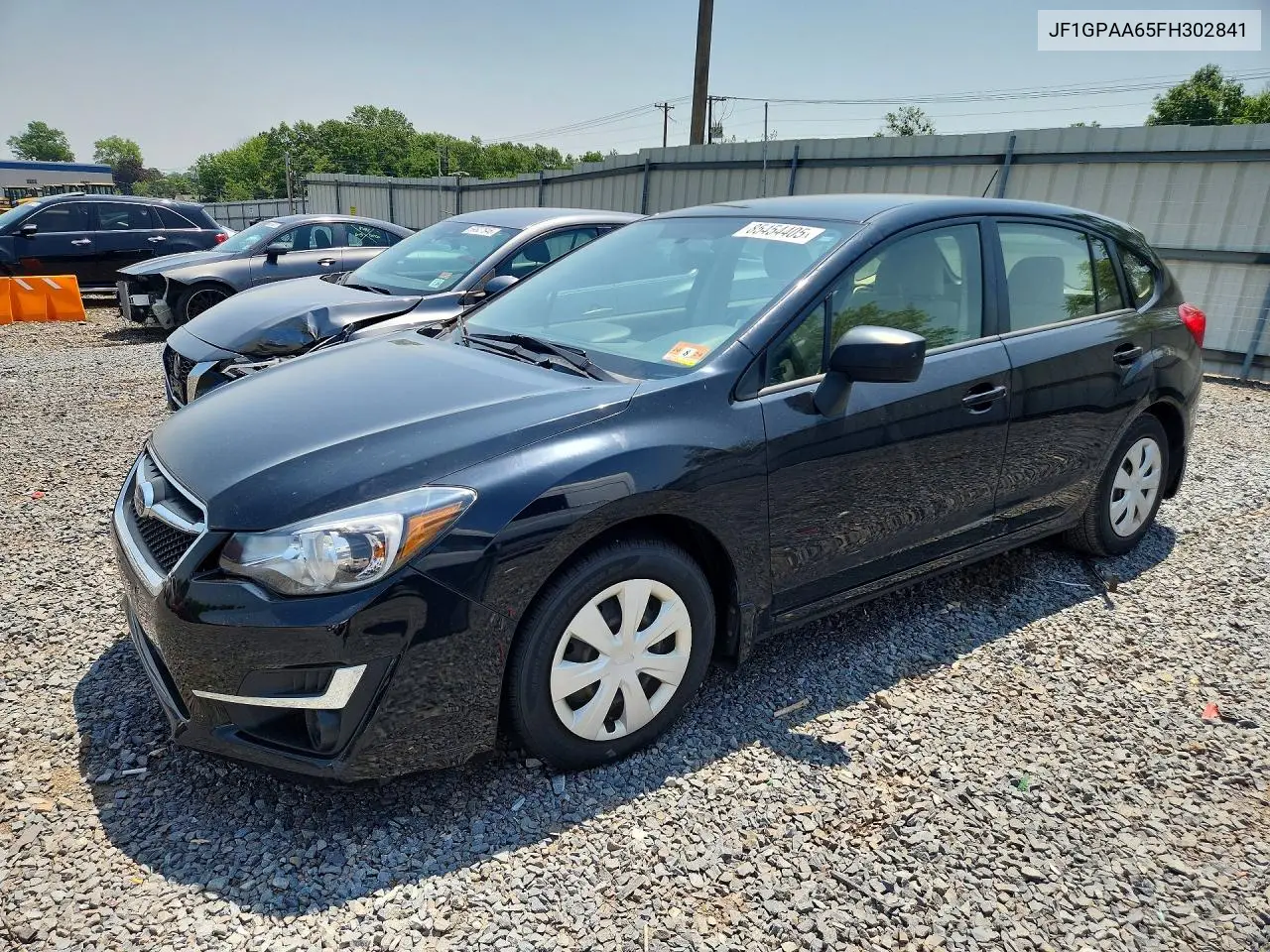 2015 Subaru Impreza VIN: JF1GPAA65FH302841 Lot: 85454405