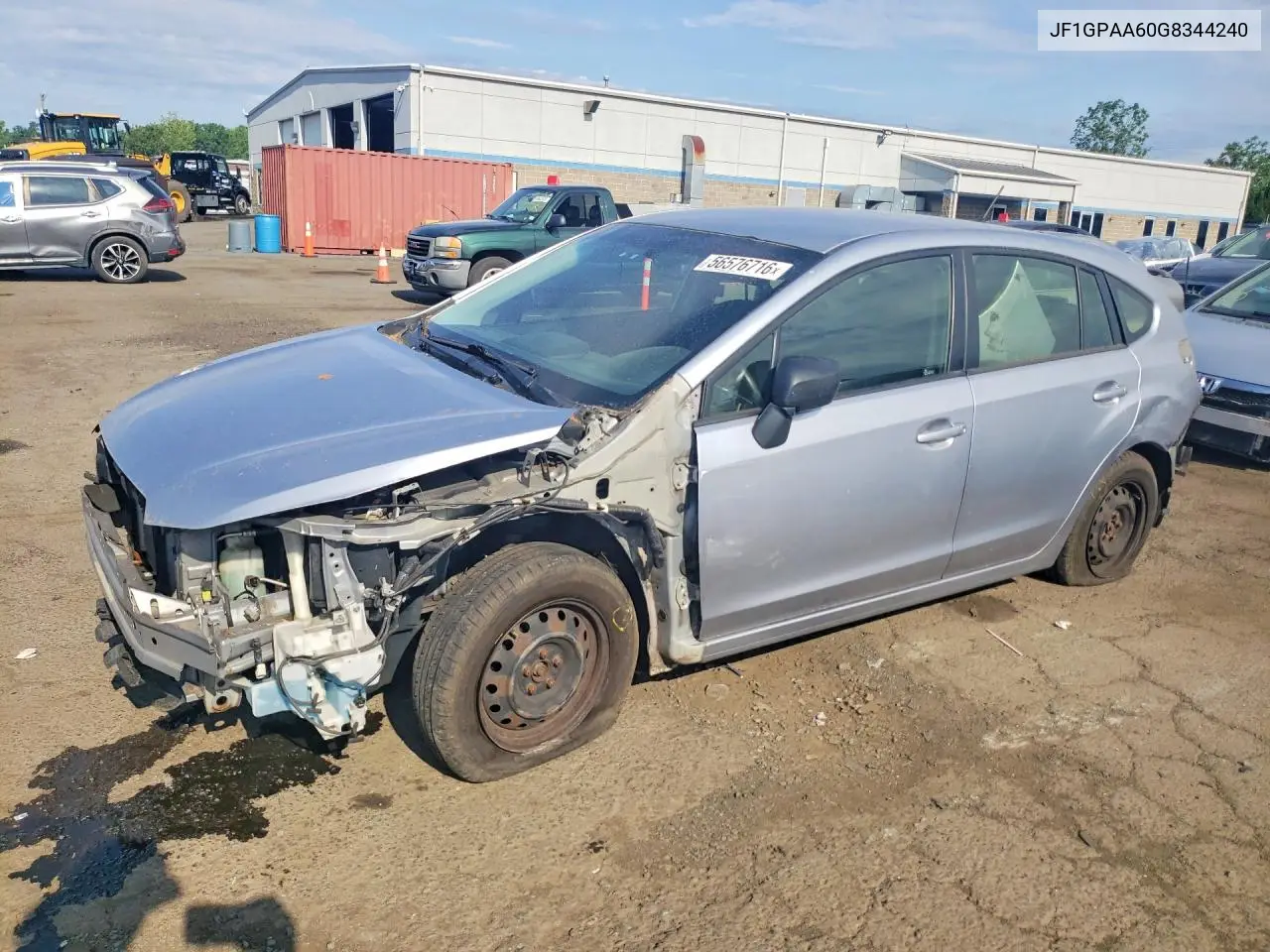 2016 Subaru Impreza VIN: JF1GPAA60G8344240 Lot: 56576716
