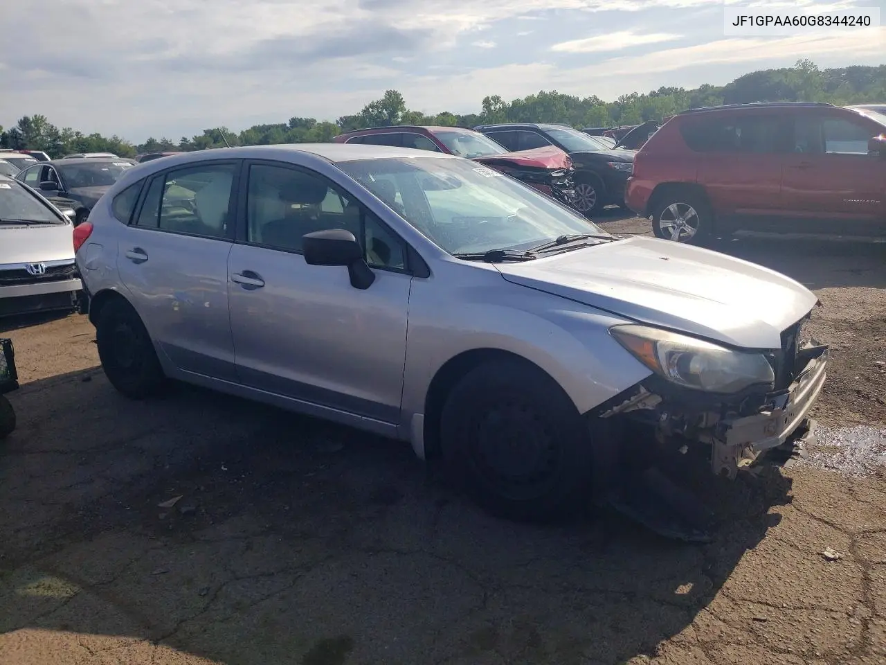 2016 Subaru Impreza VIN: JF1GPAA60G8344240 Lot: 56576716