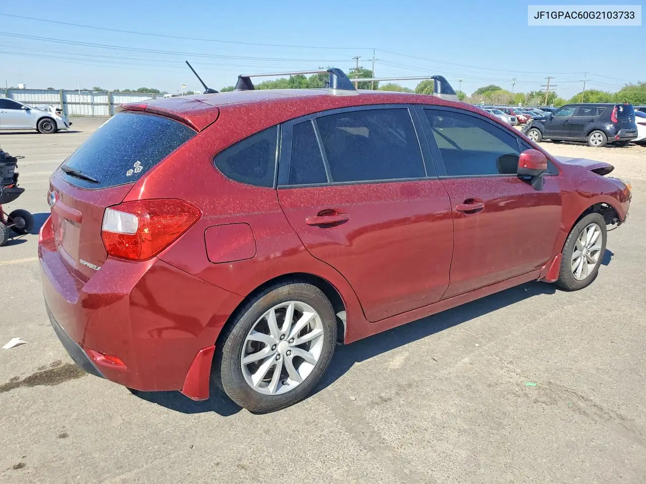 2016 Subaru Impreza VIN: JF1GPAC60G2103733 Lot: 61347646