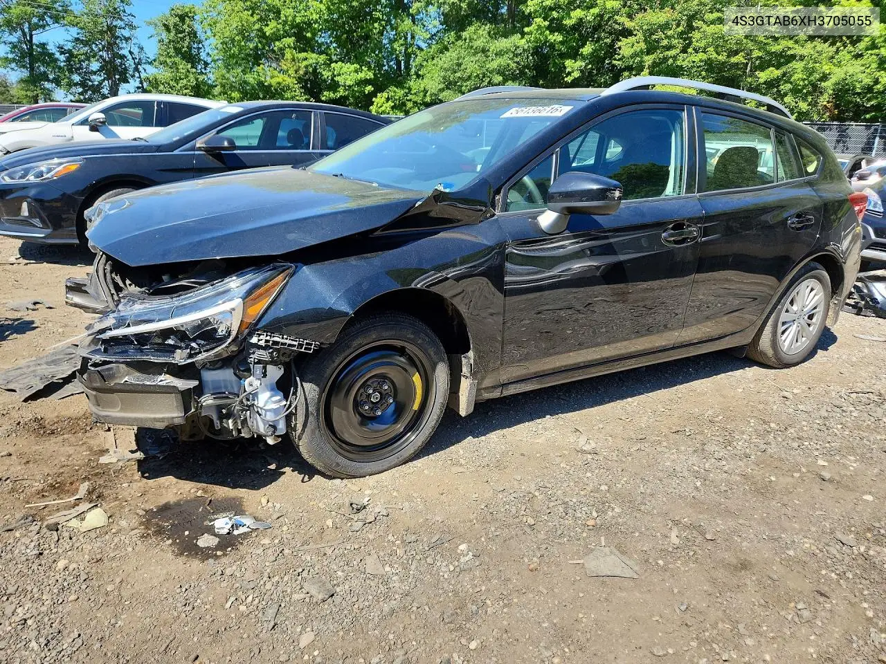 2017 Subaru Impreza Premium VIN: 4S3GTAB6XH3705055 Lot: 56136616