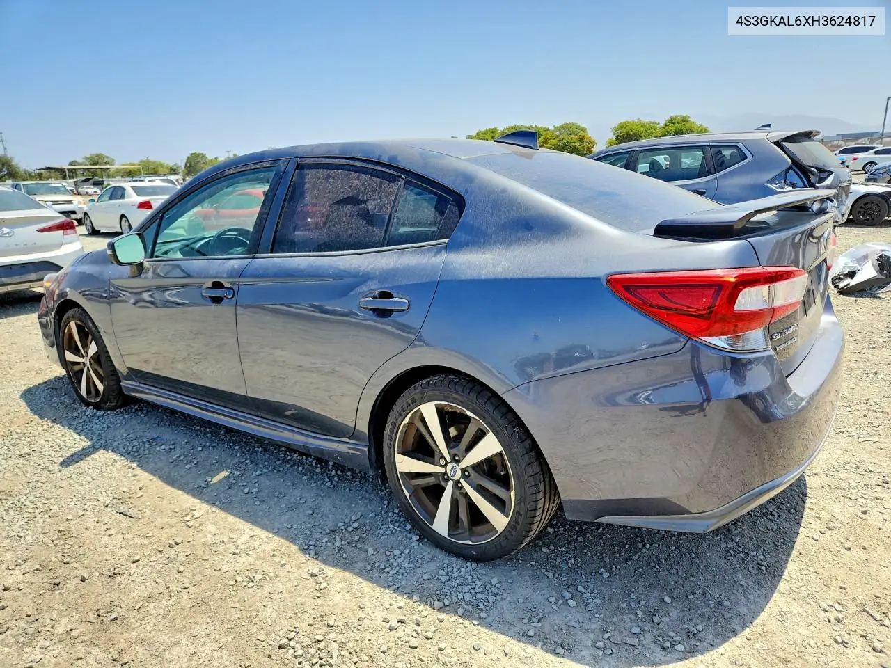 2017 Subaru Impreza Sport VIN: 4S3GKAL6XH3624817 Lot: 56766256
