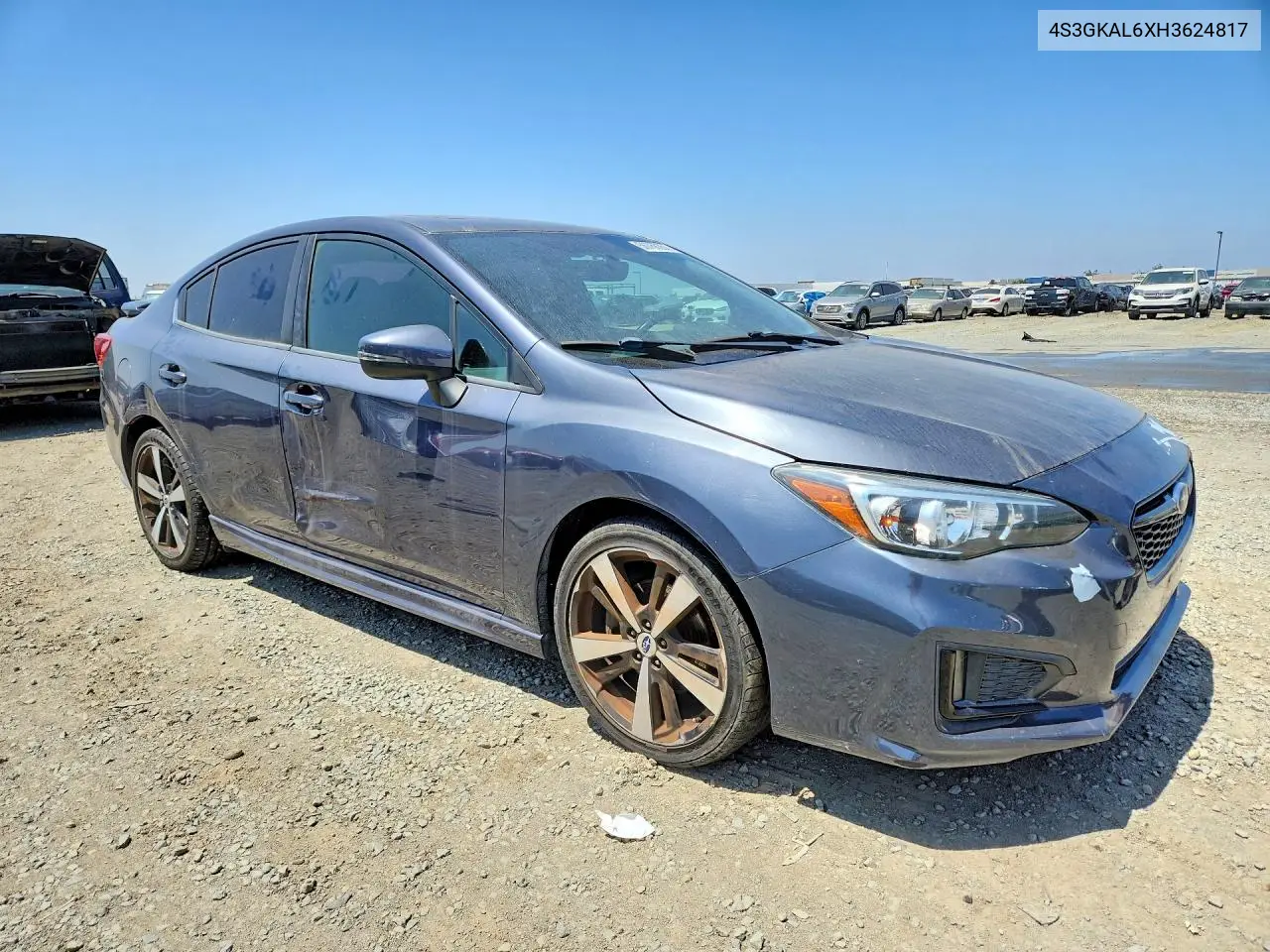 2017 Subaru Impreza Sport VIN: 4S3GKAL6XH3624817 Lot: 56766256