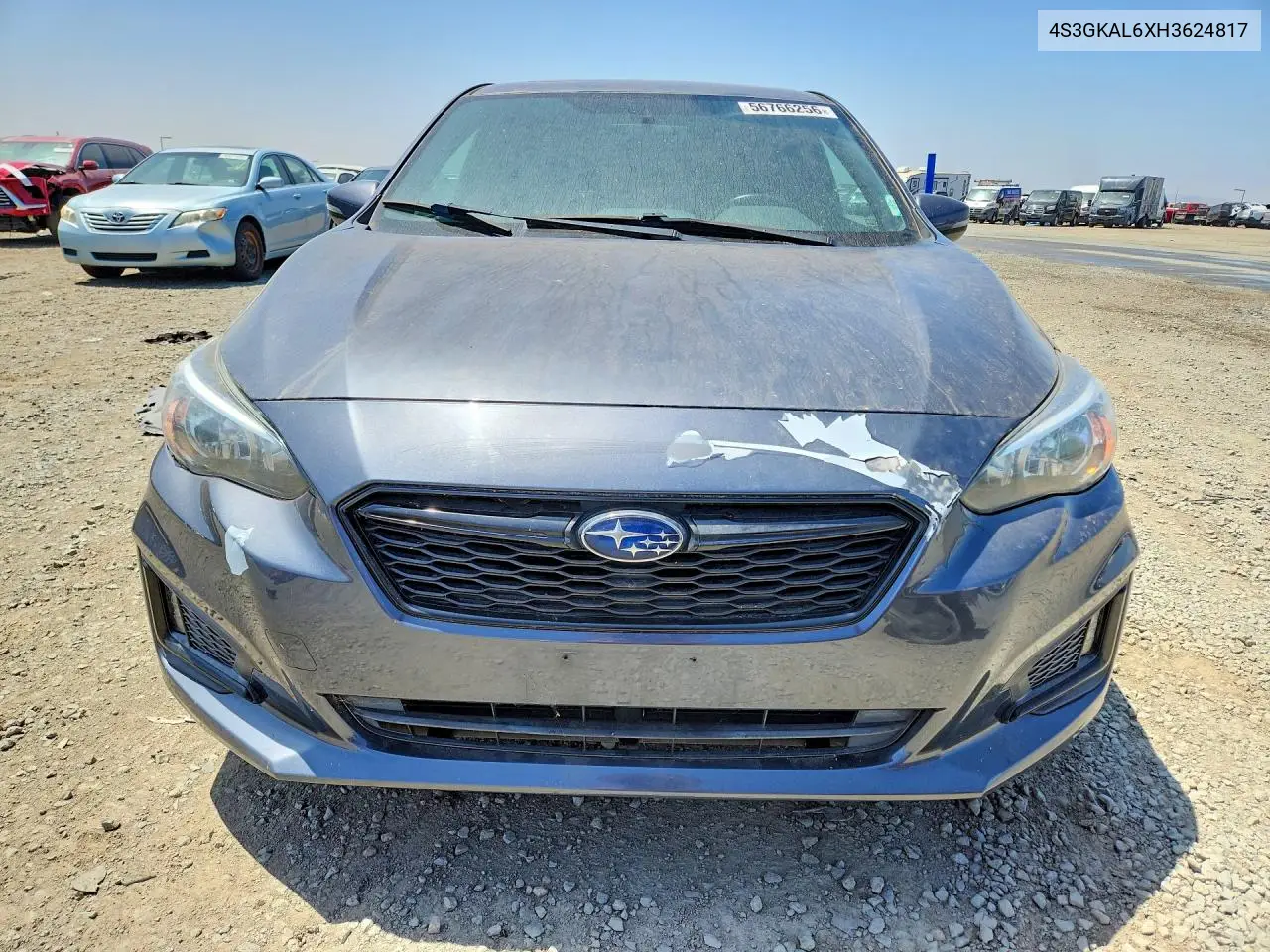 2017 Subaru Impreza Sport VIN: 4S3GKAL6XH3624817 Lot: 56766256