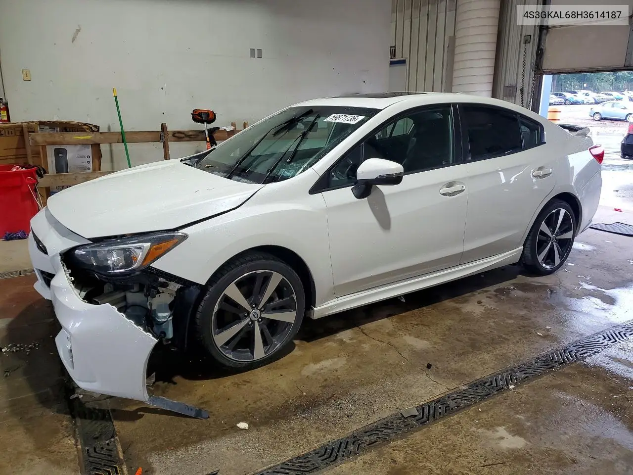 2017 Subaru Impreza Sport VIN: 4S3GKAL68H3614187 Lot: 59871736