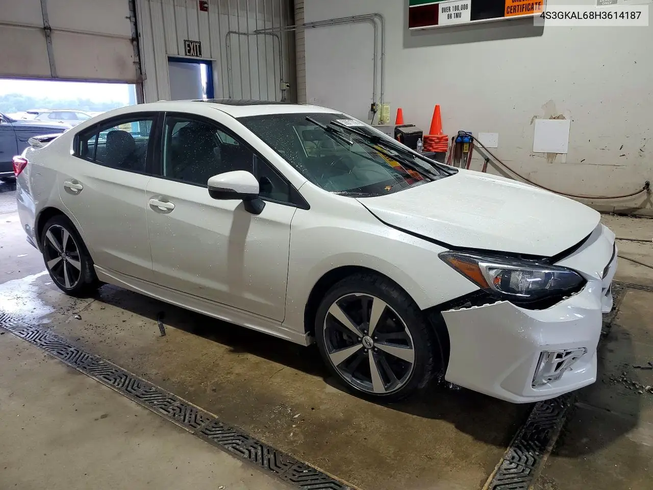 2017 Subaru Impreza Sport VIN: 4S3GKAL68H3614187 Lot: 59871736