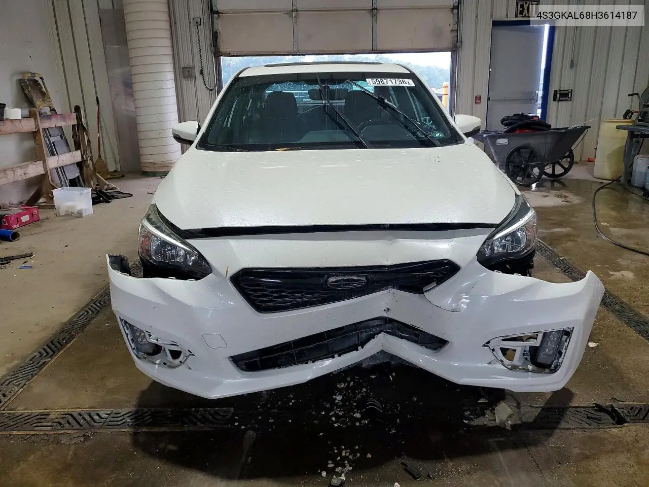 2017 Subaru Impreza Sport VIN: 4S3GKAL68H3614187 Lot: 59871736