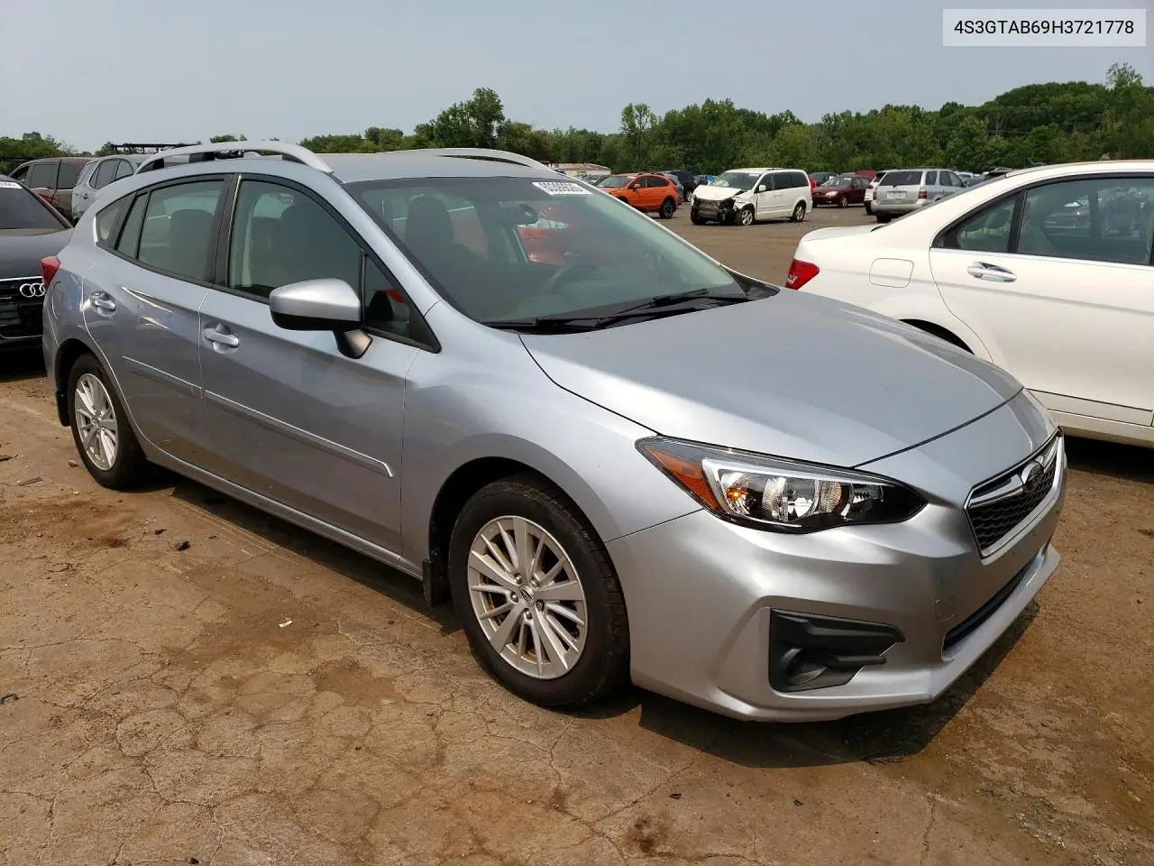 2017 Subaru Impreza Premium VIN: 4S3GTAB69H3721778 Lot: 60399626