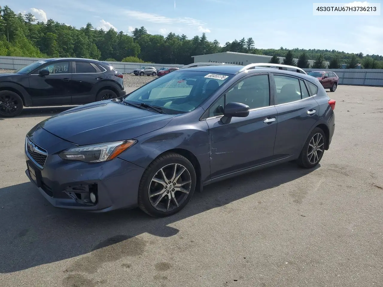2017 Subaru Impreza Limited VIN: 4S3GTAU67H3736213 Lot: 60455176