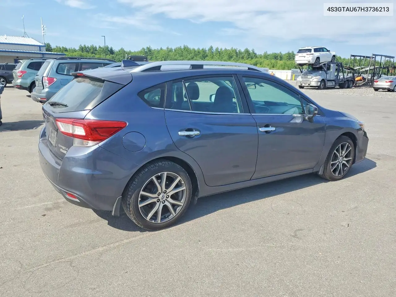 2017 Subaru Impreza Limited VIN: 4S3GTAU67H3736213 Lot: 60455176