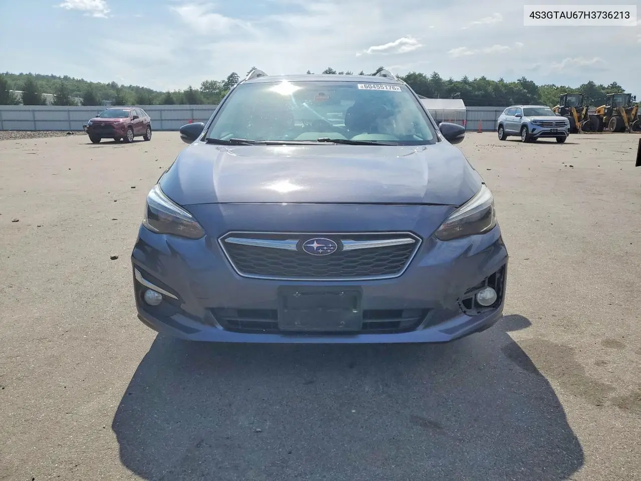 2017 Subaru Impreza Limited VIN: 4S3GTAU67H3736213 Lot: 60455176