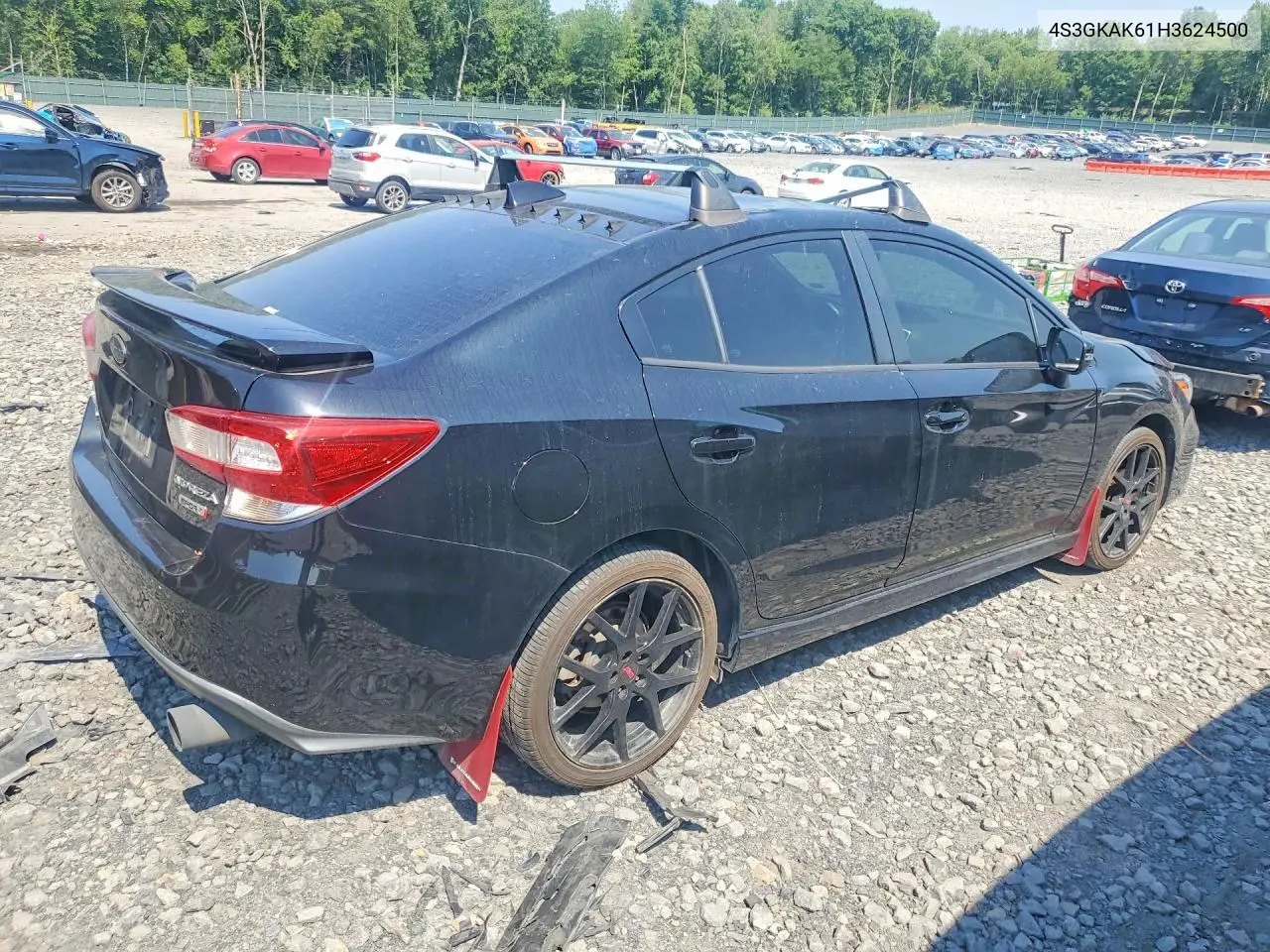 2017 Subaru Impreza Sport VIN: 4S3GKAK61H3624500 Lot: 60982926