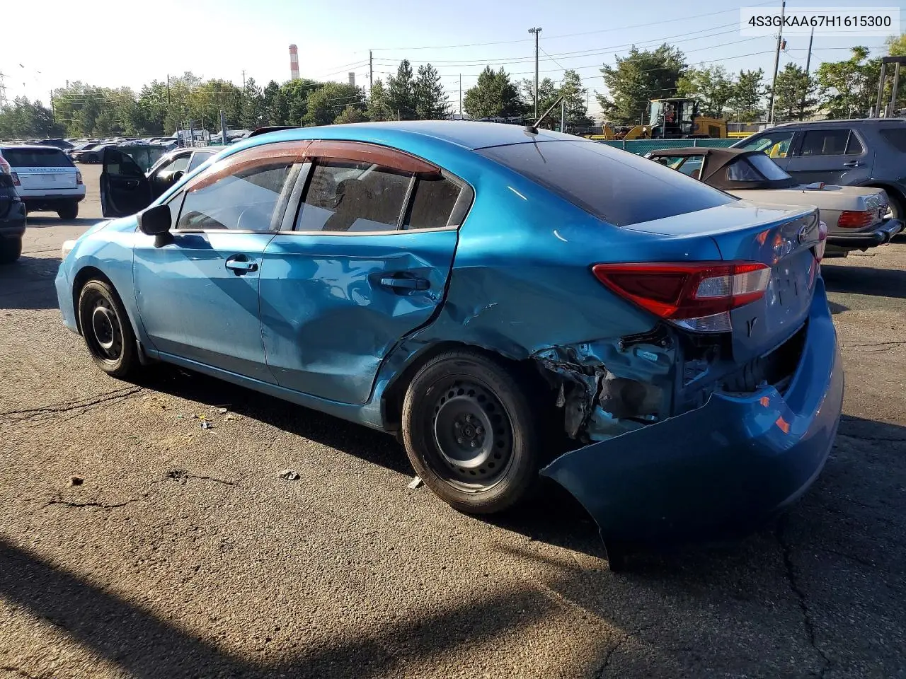 2017 Subaru Impreza VIN: 4S3GKAA67H1615300 Lot: 61170756