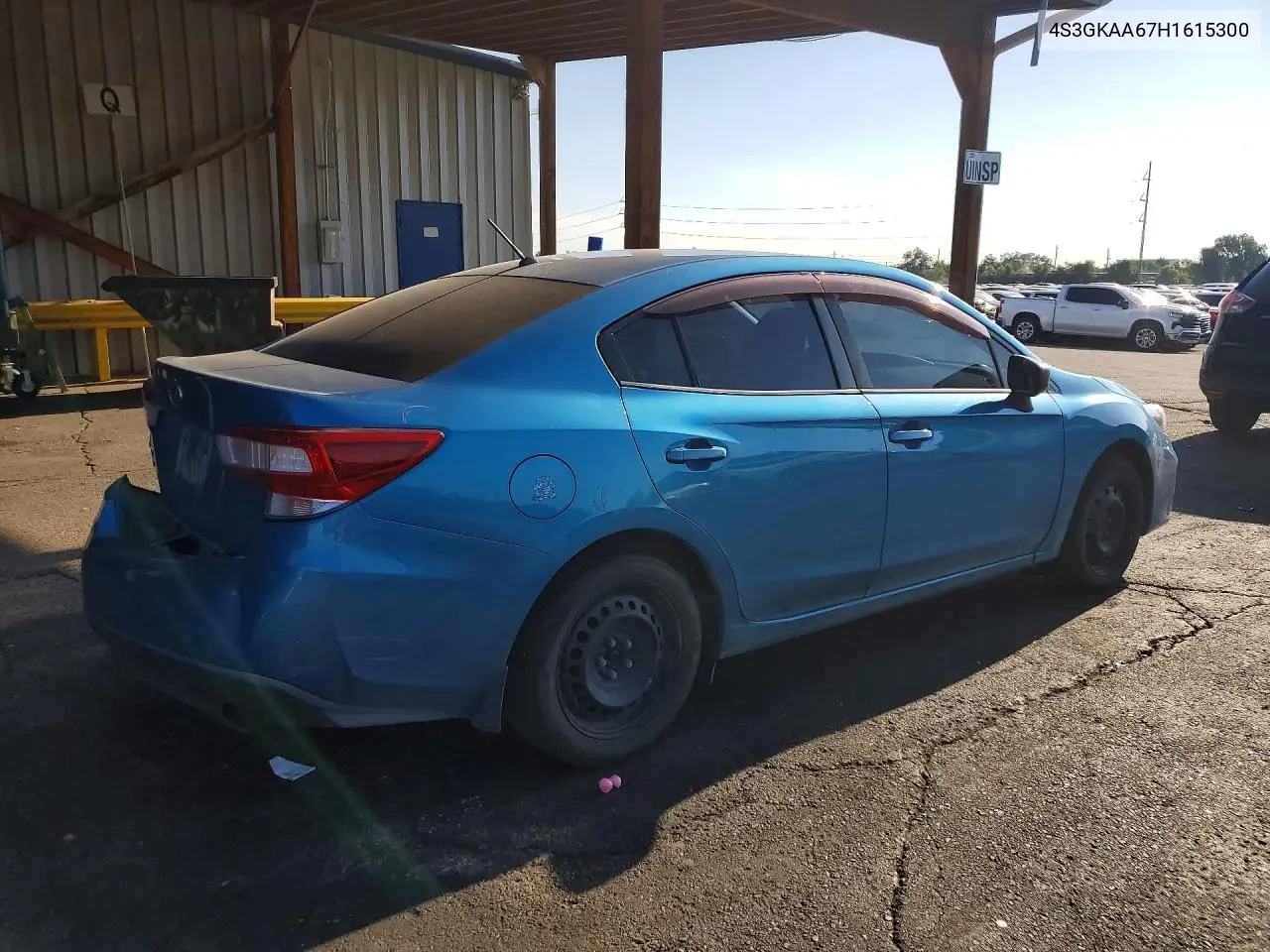 2017 Subaru Impreza VIN: 4S3GKAA67H1615300 Lot: 61170756