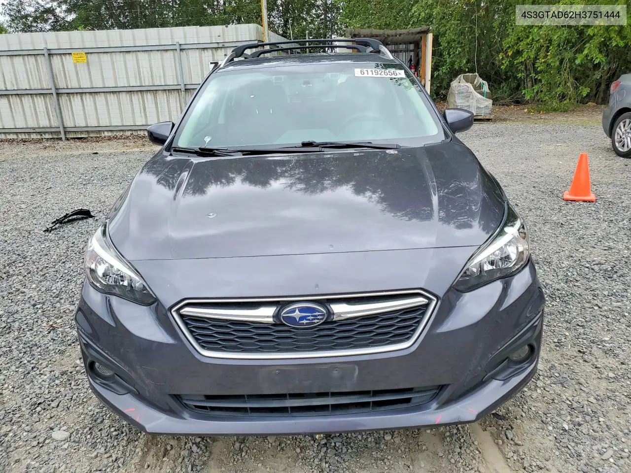 2017 Subaru Impreza Premium Plus VIN: 4S3GTAD62H3751444 Lot: 61192656