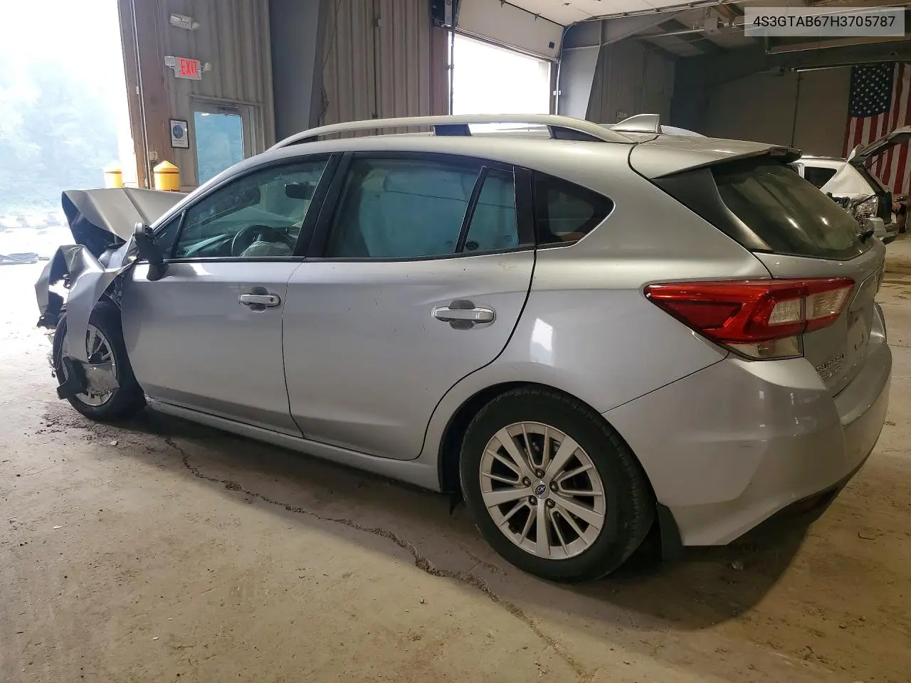 2017 Subaru Impreza Premium VIN: 4S3GTAB67H3705787 Lot: 61529876