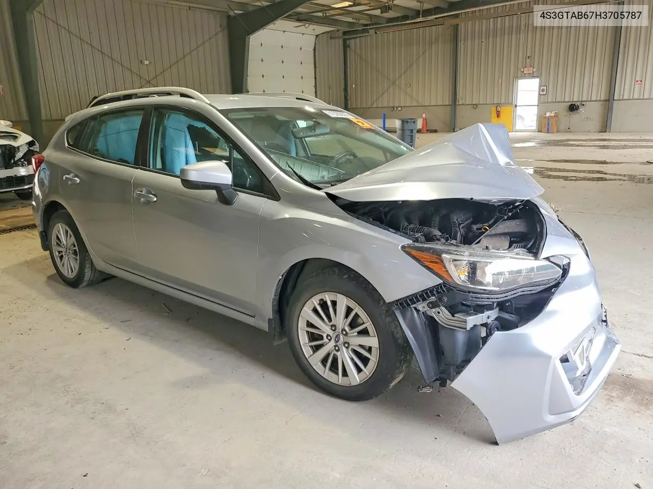 2017 Subaru Impreza Premium VIN: 4S3GTAB67H3705787 Lot: 61529876