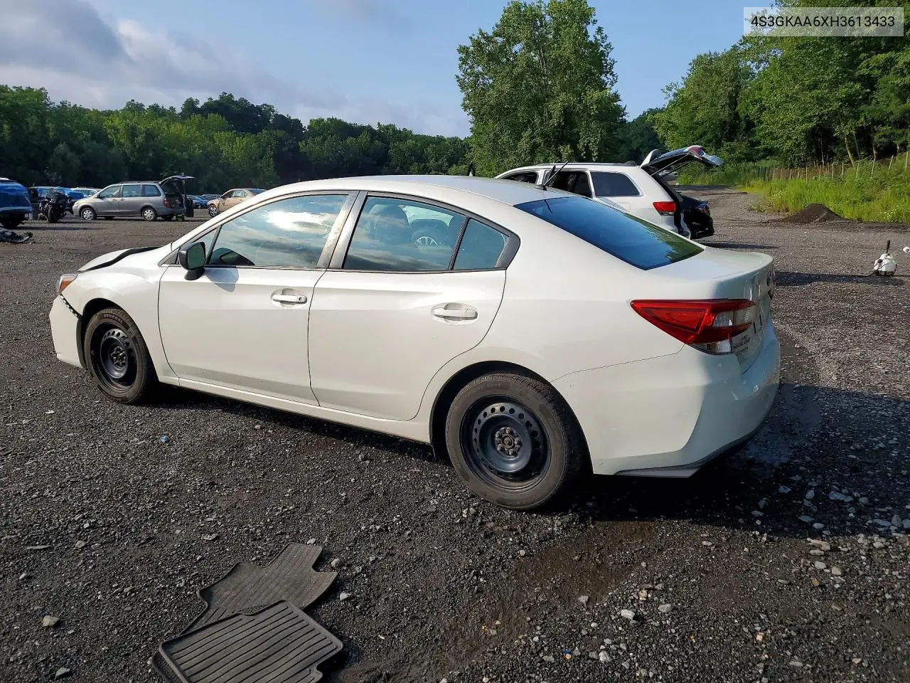 2017 Subaru Impreza VIN: 4S3GKAA6XH3613433 Lot: 61838806