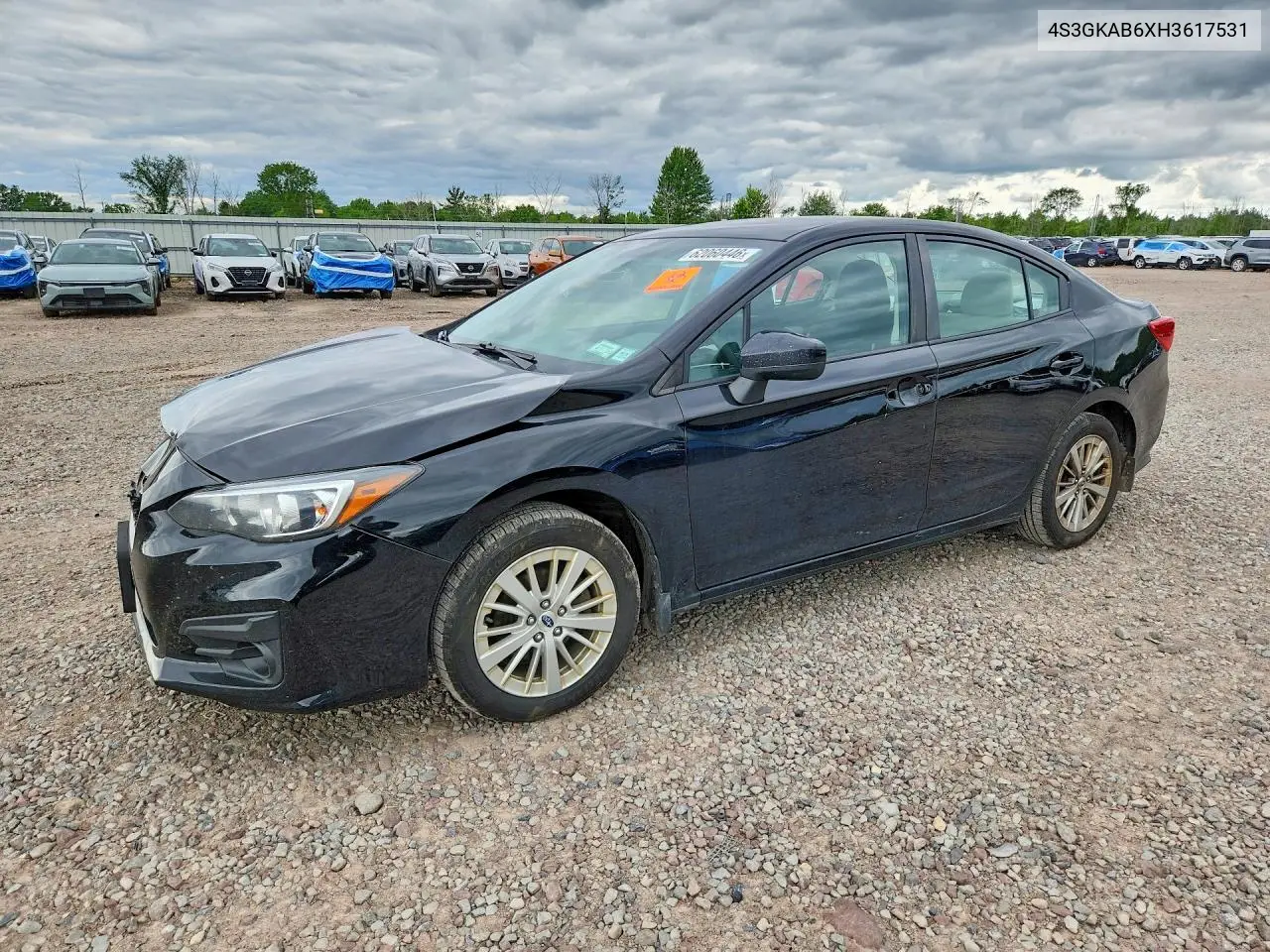 2017 Subaru Impreza Premium VIN: 4S3GKAB6XH3617531 Lot: 62060446