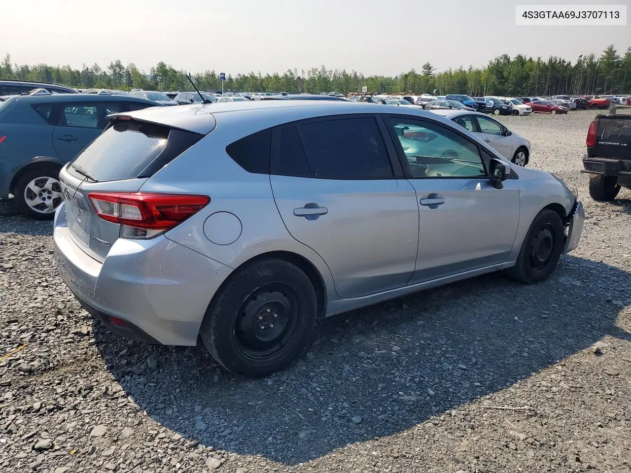 2018 Subaru Impreza VIN: 4S3GTAA69J3707113 Lot: 58688046