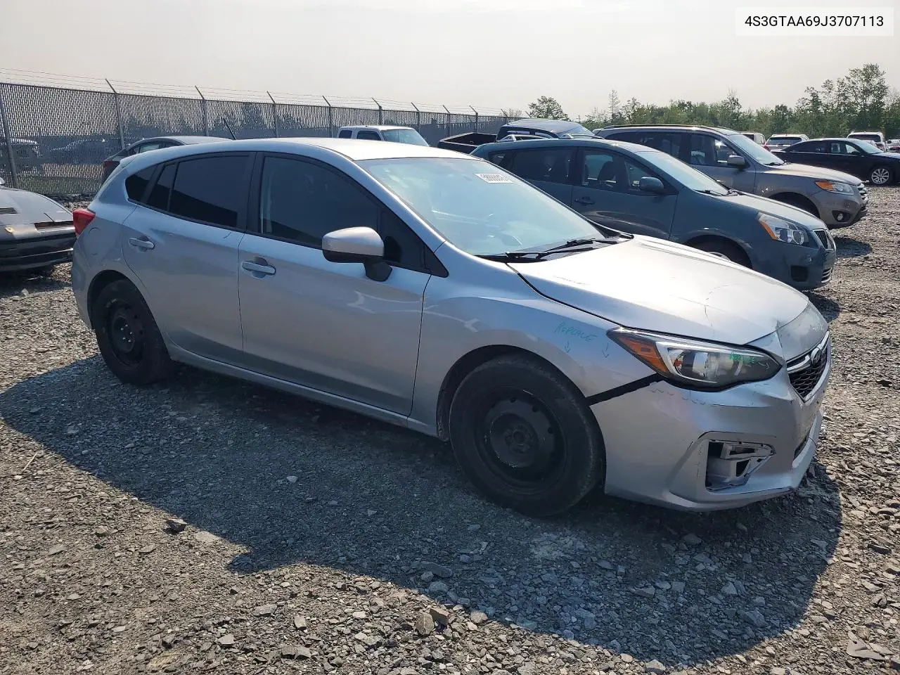 2018 Subaru Impreza VIN: 4S3GTAA69J3707113 Lot: 58688046