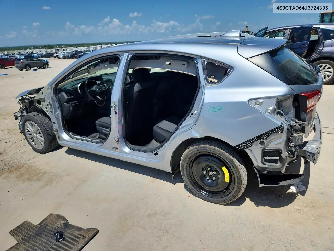 2018 Subaru Impreza Premium Plus VIN: 4S3GTAD64J3724395 Lot: 61041206