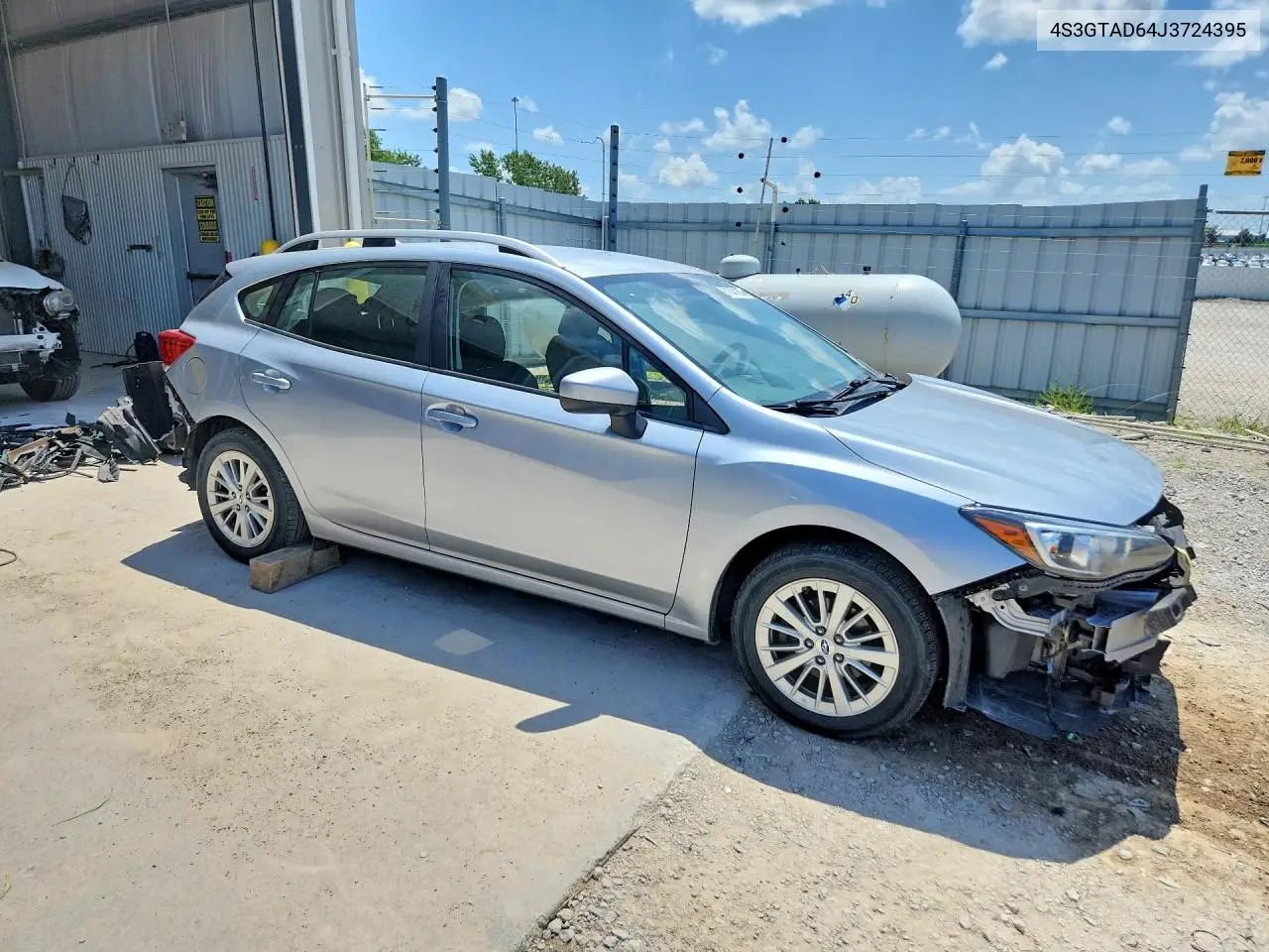 2018 Subaru Impreza Premium Plus VIN: 4S3GTAD64J3724395 Lot: 61041206