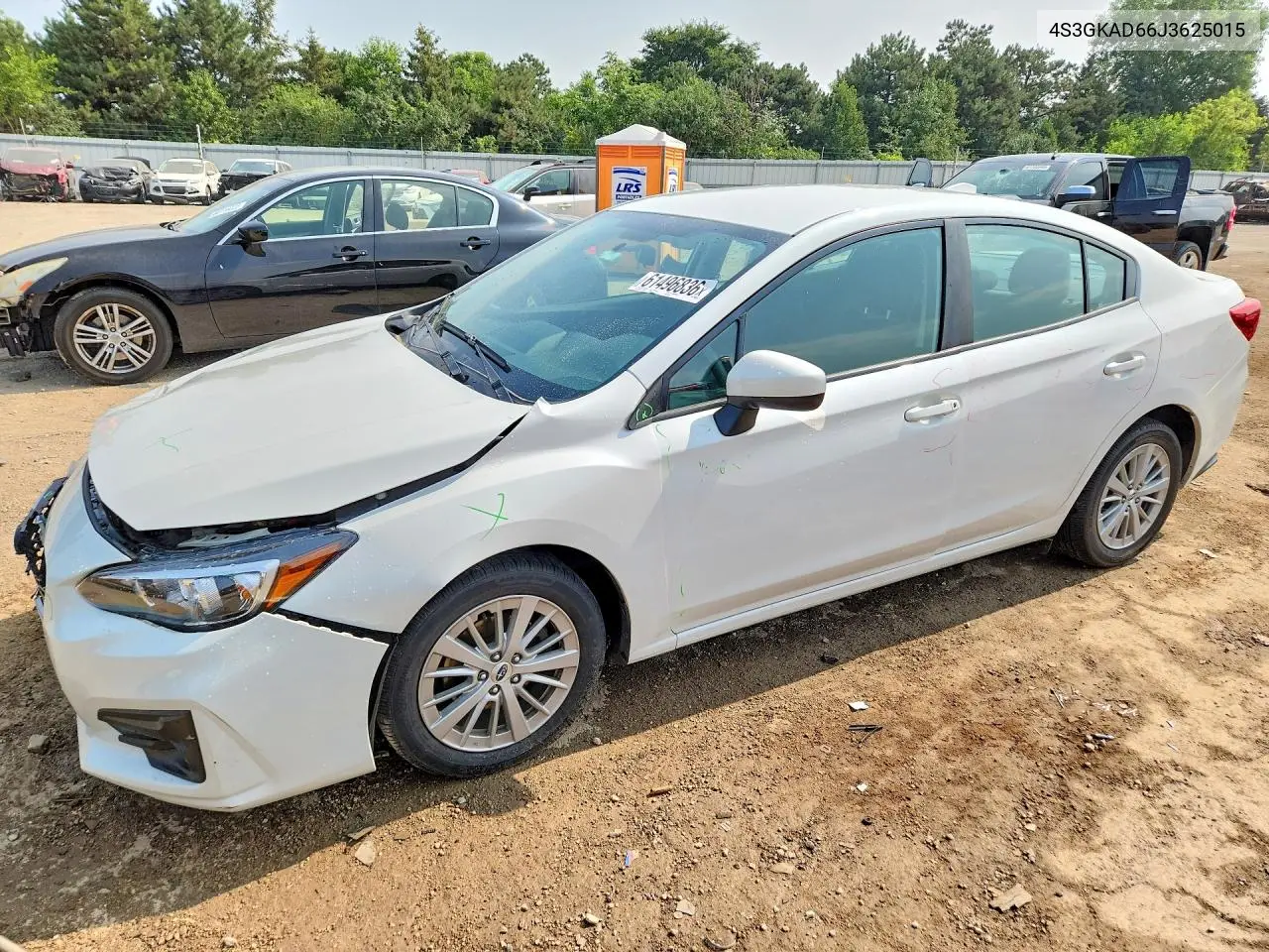 2018 Subaru Impreza Premium Plus VIN: 4S3GKAD66J3625015 Lot: 61496836
