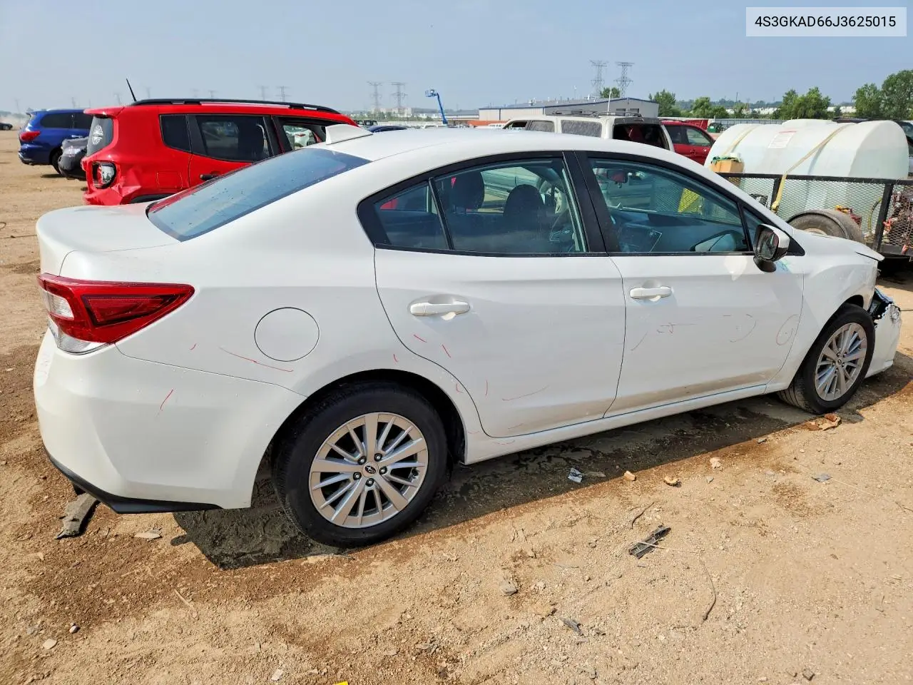 2018 Subaru Impreza Premium Plus VIN: 4S3GKAD66J3625015 Lot: 61496836